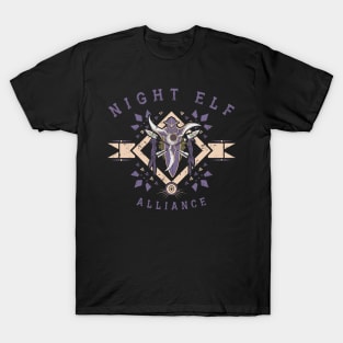 NIGHT ELF - TRIBAL CREST T-Shirt